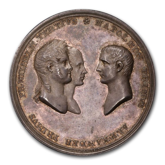 1807 Russia Silver Medal Alexander I Napoleonic Wars SP-63 PCGS 1807 Russia Silver Medal Alexander I Napoleonic Wars SP-63 PCGS